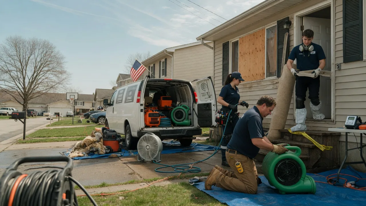 Water Damage Restoration in Flat Rock, OH near me